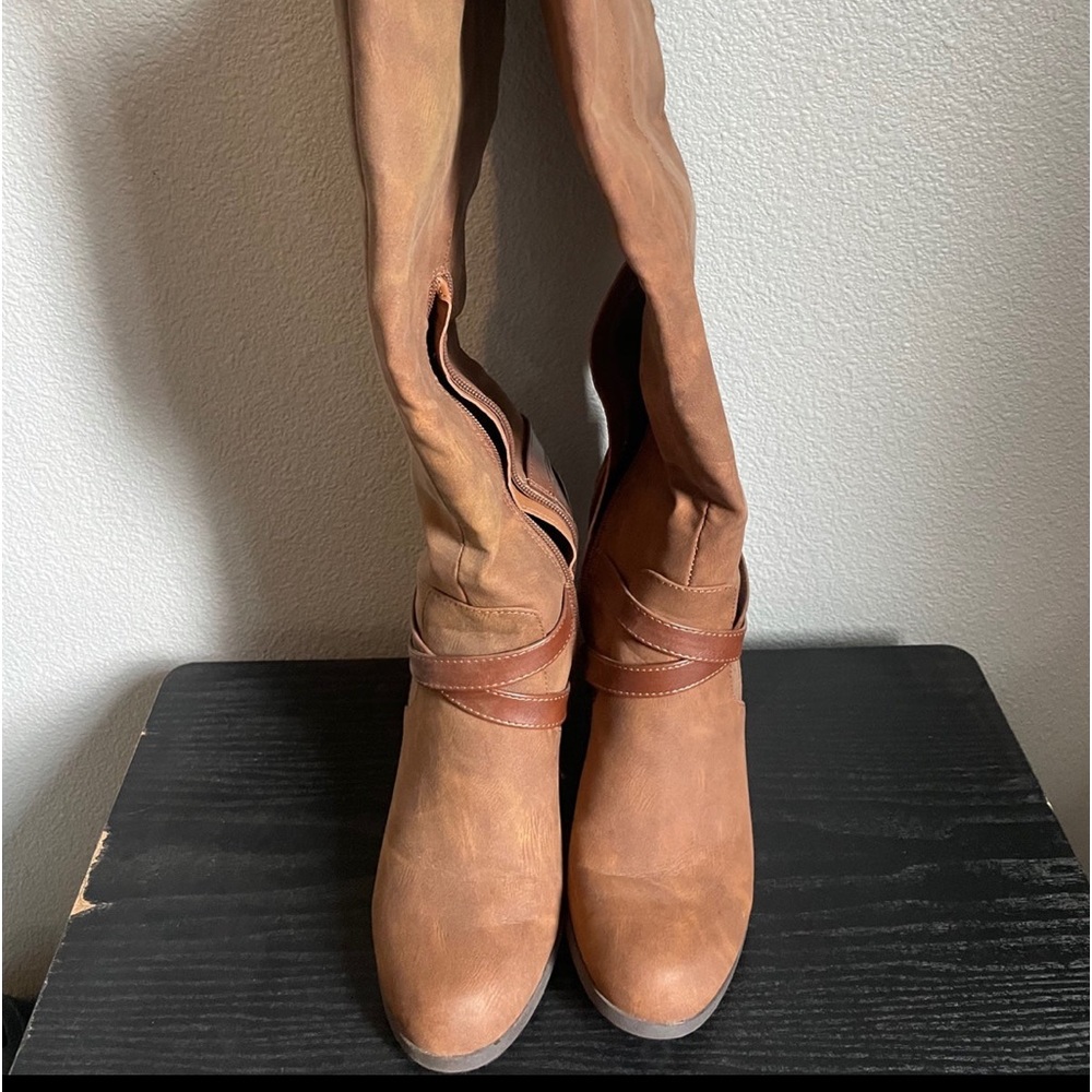 Madden Girl Brown Boots size 6.5